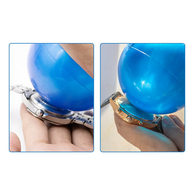 Abridor de Fundo de Caixa de Relógio Tipo Bola de Rosca de Borracha Adesiva de Atrito Inflável para Ferramentas de Reparo de Relógios de Relojoeiro