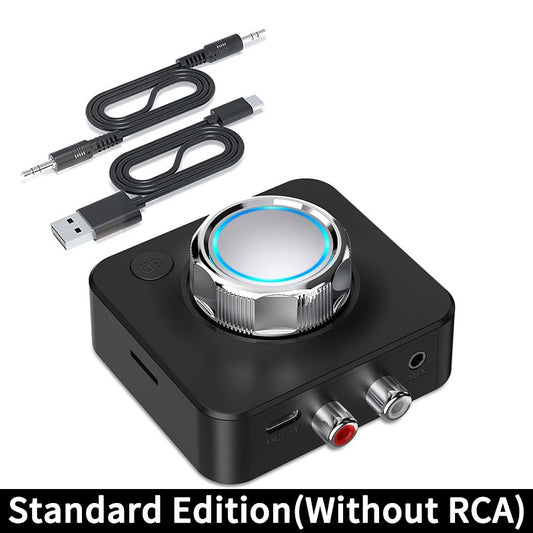 Receptor de Áudio Bluetooth 5.0 Adaptador Sem Fio de Música Estéreo 3D Cartão TF RCA 3.5mm Jack P2 para Carro Alto-Falante Amplificador Fone de Ouvido
