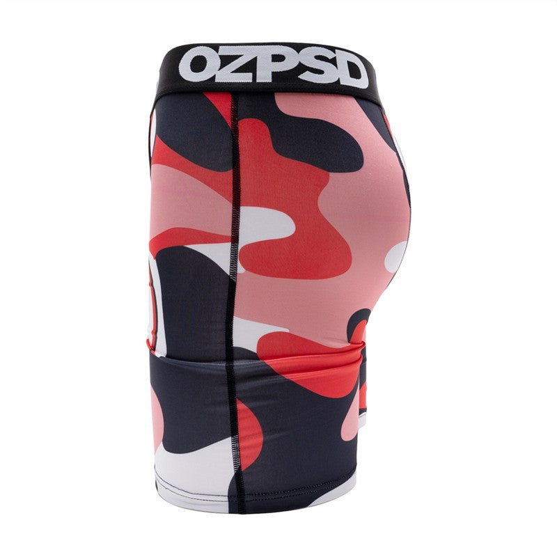 5Pcs Sexy Summer Men Boxer Underwear Breathable Printed Men's Panties Underpants Male Plus Size Man Boxer Briefs Man Boxershorts