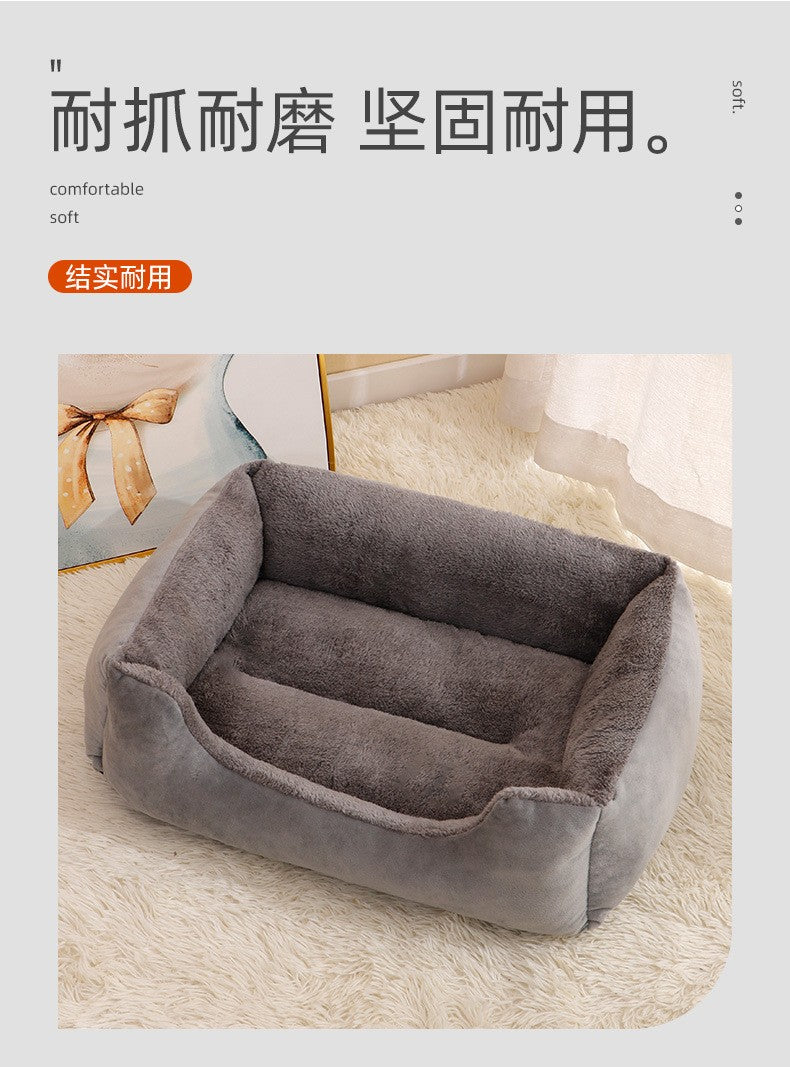 Almofadas de Gato Macias para Todas as Estações, Quentes de Inverno, para Camas de Gato e Cachorro, Laváveis e Resistentes a Mordidas, Almofadas Pequenas, Médias e Grandes para Cama de Cachorro