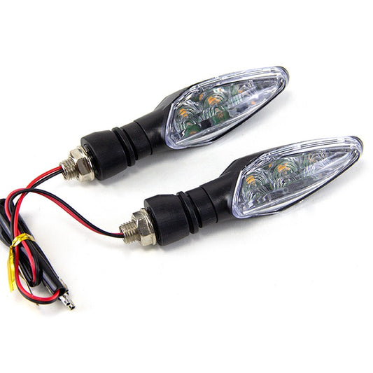 Universal Motorcycle LED Turn Signals Lights Waterproof Warning Indicator Turning Lamp Motorbike Scooter Flashers Lighting