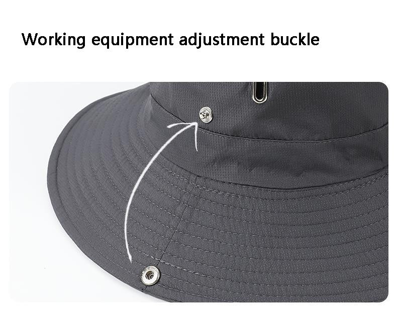 Summer Wide Large Brim Men Fisherman Hat Waterproof UV Protection Sun cap Hiking Fishing Climbing Oversized Safari Bucket Hats