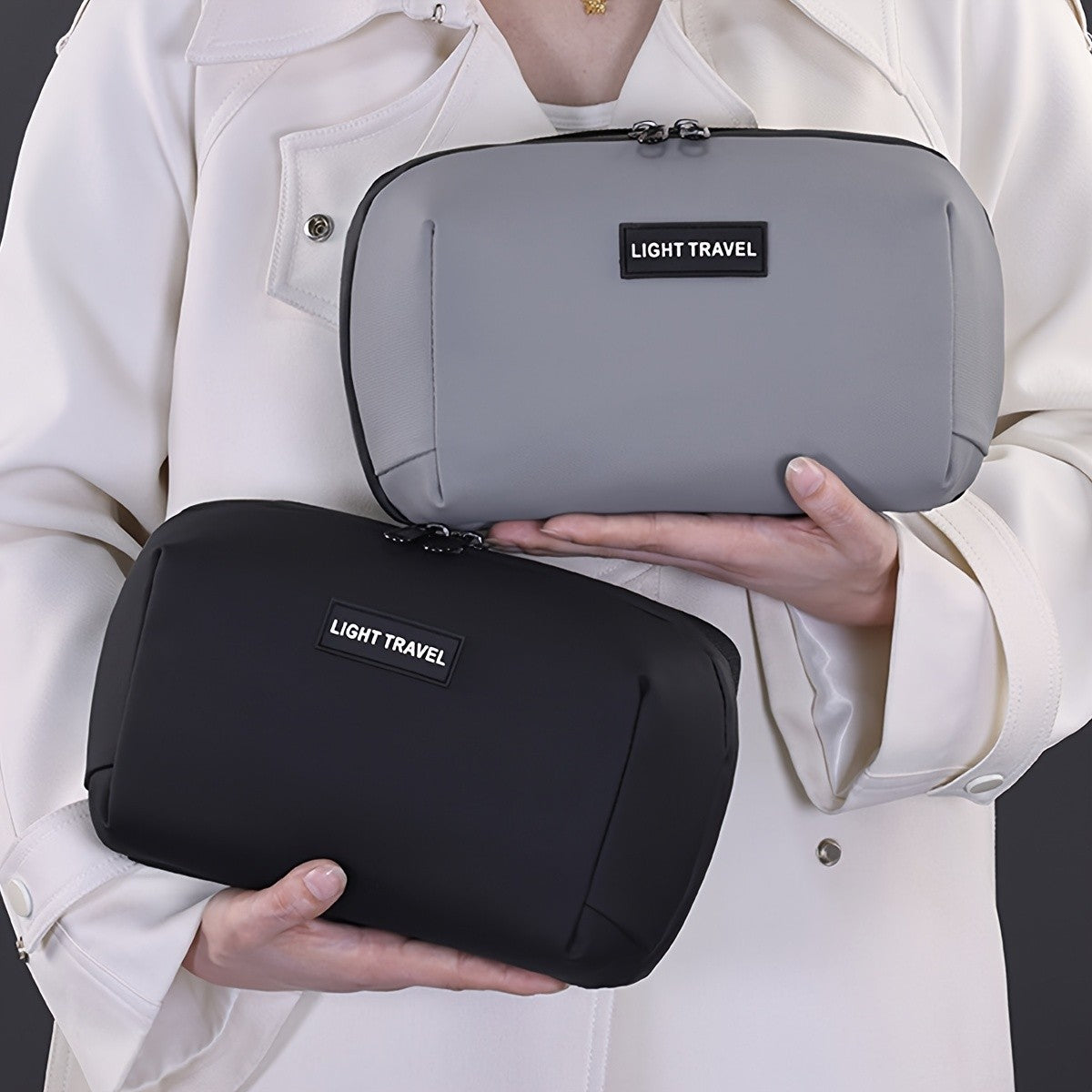 Portable Data Cable Storage Bag Mouse Headphones Power Bank Digital Accessories Organizer Bag Business Travel Numerical Code Bag