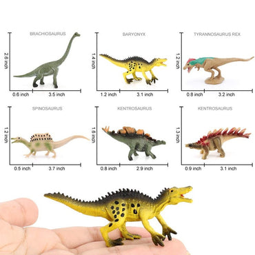 MINI Prehistoric Dinosaur Mosasaur T-Rex Daeodon Moropus Mammoth Sabretooth Animals Figures Model Collection Educational Toys