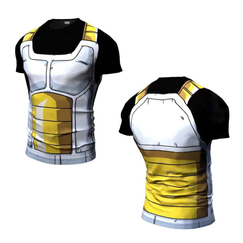 2024 New Summer Cosplay Printed Clothing Running T Shirt Men O-Neck Cartoon Bodybuilding Sport Shirts Tops Gym Kids T Shirt ?