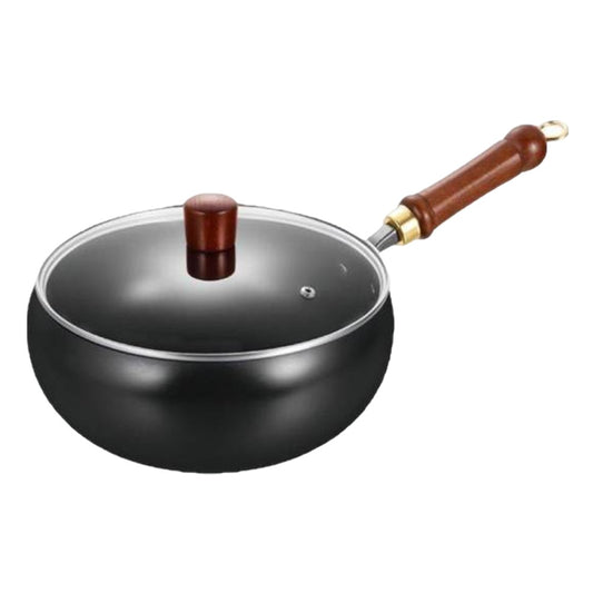 20/24CM Household Stir Fry Stew Pot Big Belly Pot Uncoated And Non Stick Household Stir Fry Pot For Hiking Camping Universal Pan