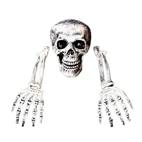 Garden Decoration Holiday Skull Bone Props Ground Breaking Horror Halloween Decoration Skull Party Accessories Gift Decoration