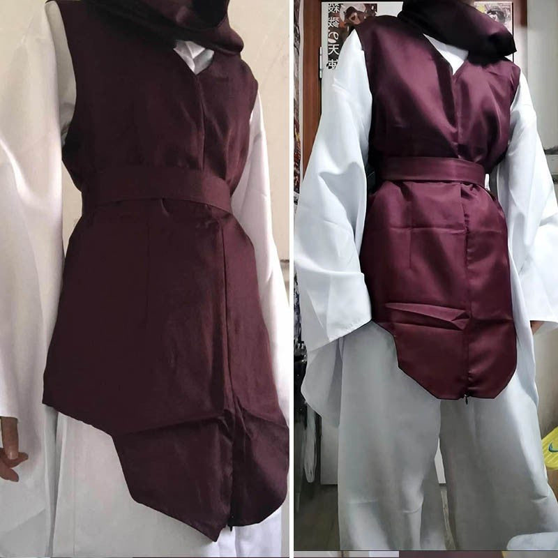 Anime Choso Cosplay Costume with Vest Neck Gaiter Belt White Elastic Pants Halloween Choso Kimono Outfits for Comic Con