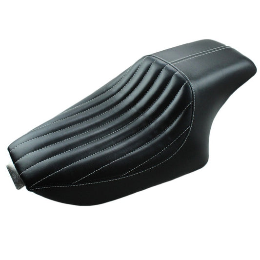 Motorcycle Black Leather Two Up Driver Front Rear Passenger Seat For Harley Sportster XL iron 883 1200 48 Forty-eight 2004-2016