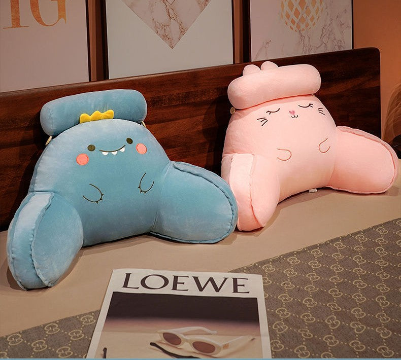 Triangular Reading Pillow Bedside Soft Large Backrest Waist Cushion Dormitory Bed Back Cushion Office Pillow Sofa Throw Pillows