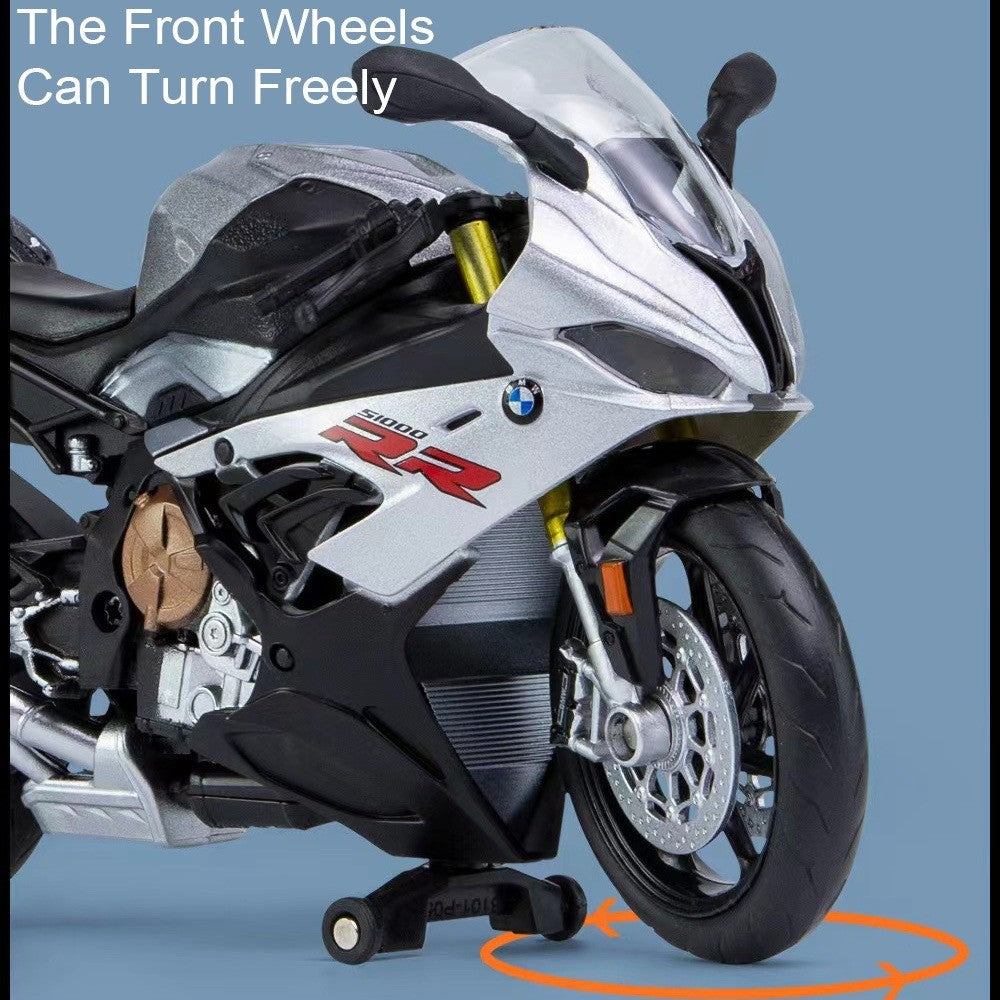 Escala 1:12 BMW S1000RR Honda CBR1000RR Liga Fundido Miniatura Motocicleta Carro Modelo Brinquedos Rodas Direcionáveis Veículos para Meninos Presentes