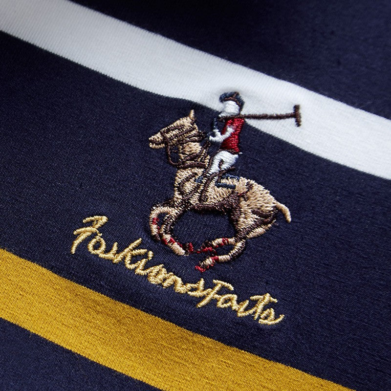 Men Polo Shirt Cotton Embroidery Long Sleeve Spring Stripe Polo Shirt Men Autumn Casual Fashion Polo Shirt Business T-shirts Men