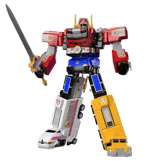 In Stock Original Bandai Smp Super Mini-Pla Gogofive Power Rangers Lightspeed Rescue Victory Robo Lightspeed Megazord Assembly