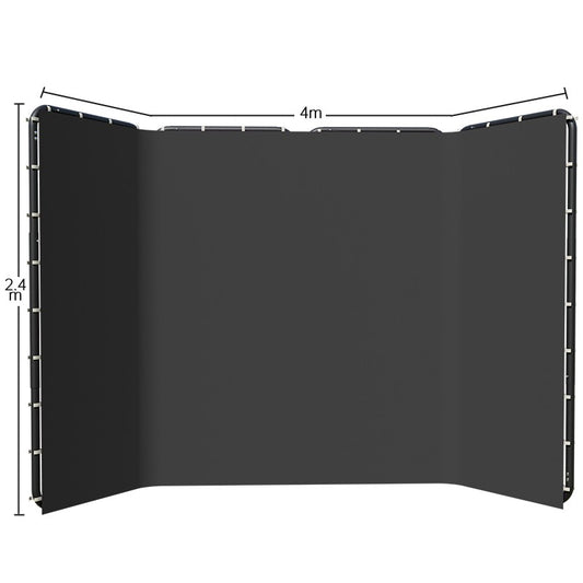 SH 2.4x4M Background Stand Frame With Photography Green Screen Backdrops Photography Background Support Studio Light Tripod