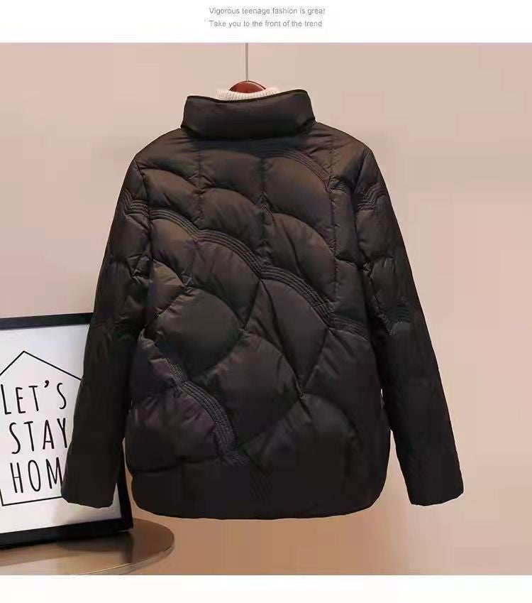 Women Jacket 2025 New Autumn Winter Parkas Female Light Thin Down Cotton Coat Femme Casual Short Warm Basic Outerwear Ladies Top