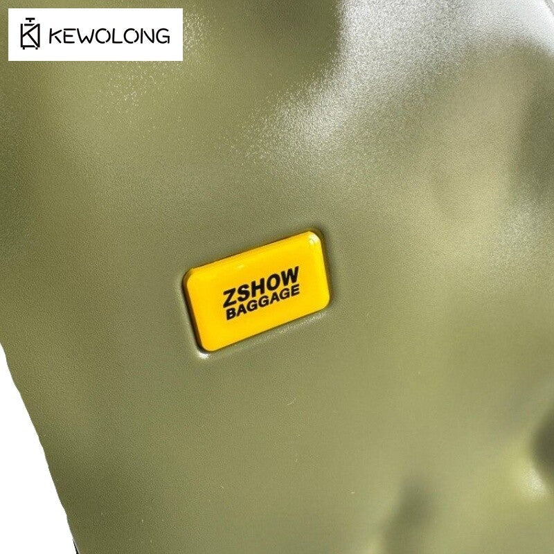 Crash luggage Italy Design Broken Zipper Suitcase With TSA Lock Zshow Brand Vintage Grunge Luggage