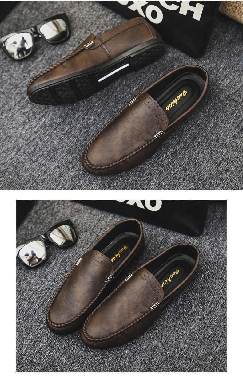 Sapato Social Casual Masculino de Couro Preto Marrom Barato Liquidação Novos Sapatos Masculinos Oficiais Legítimos Cavalheiro 39