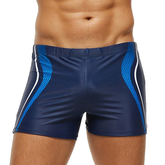 2025 Summer Datifer Man Swim Trunks Hot Breathable Adjustable Elasti Beach Swimsuits Boxer Briefs Bañador Hombres Short