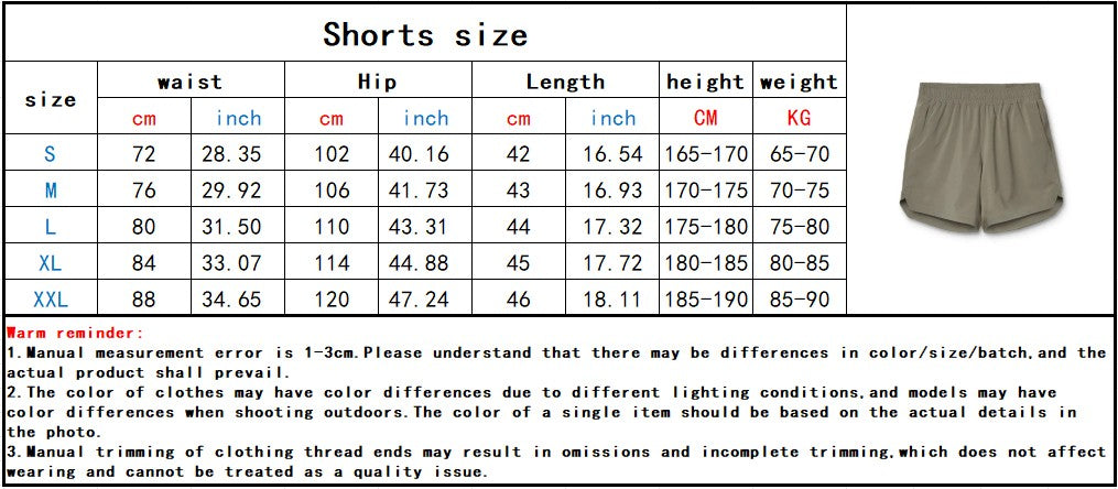 Summer New Gym Jogging Exercise Shorts Men's Sports Fitness Quick-drying Multiple pockets Running Shorts Men Casual Shorts