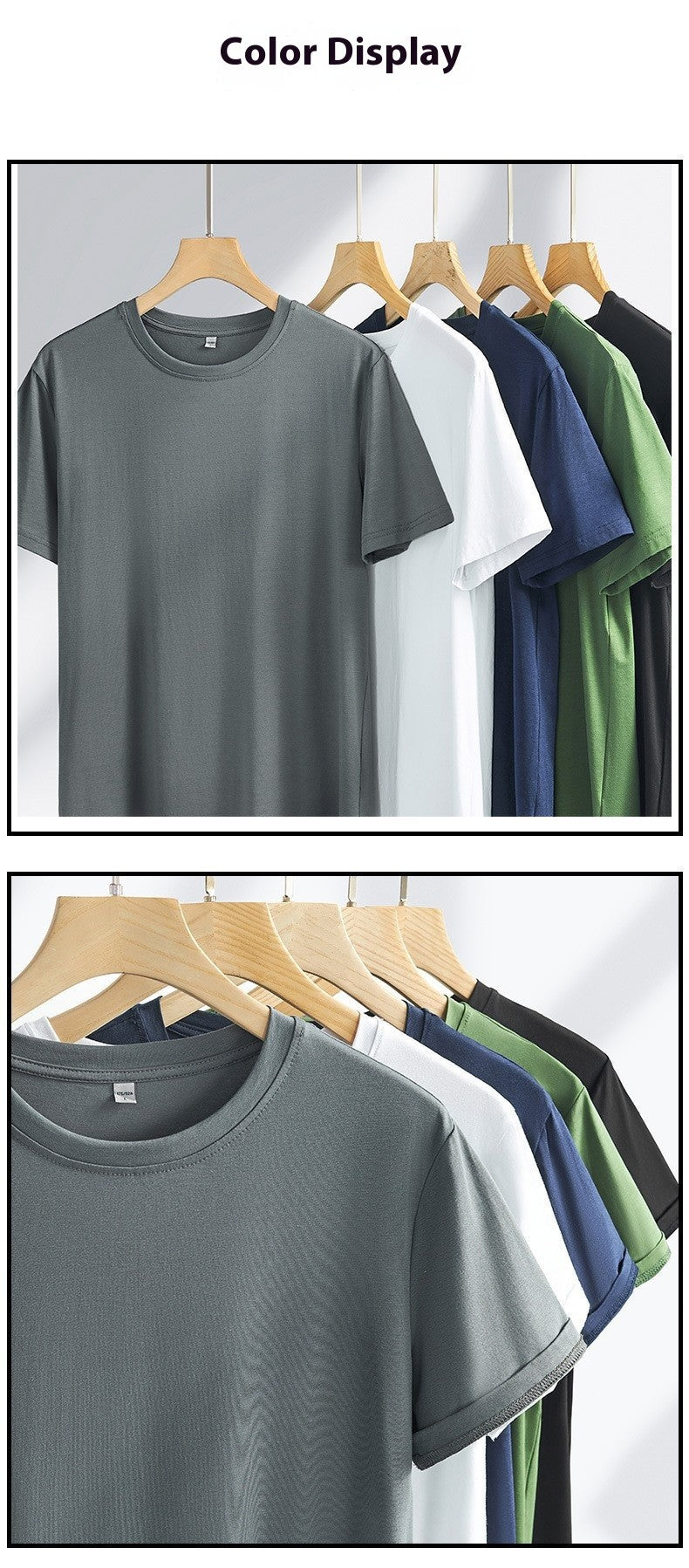 Men's Summer New Ice Silk Short-Sleeved T-Shirt Ice Cool Silk Smooth Men's Thin Top Loose Half-Sleeved Men's Body Shirt Pajamas