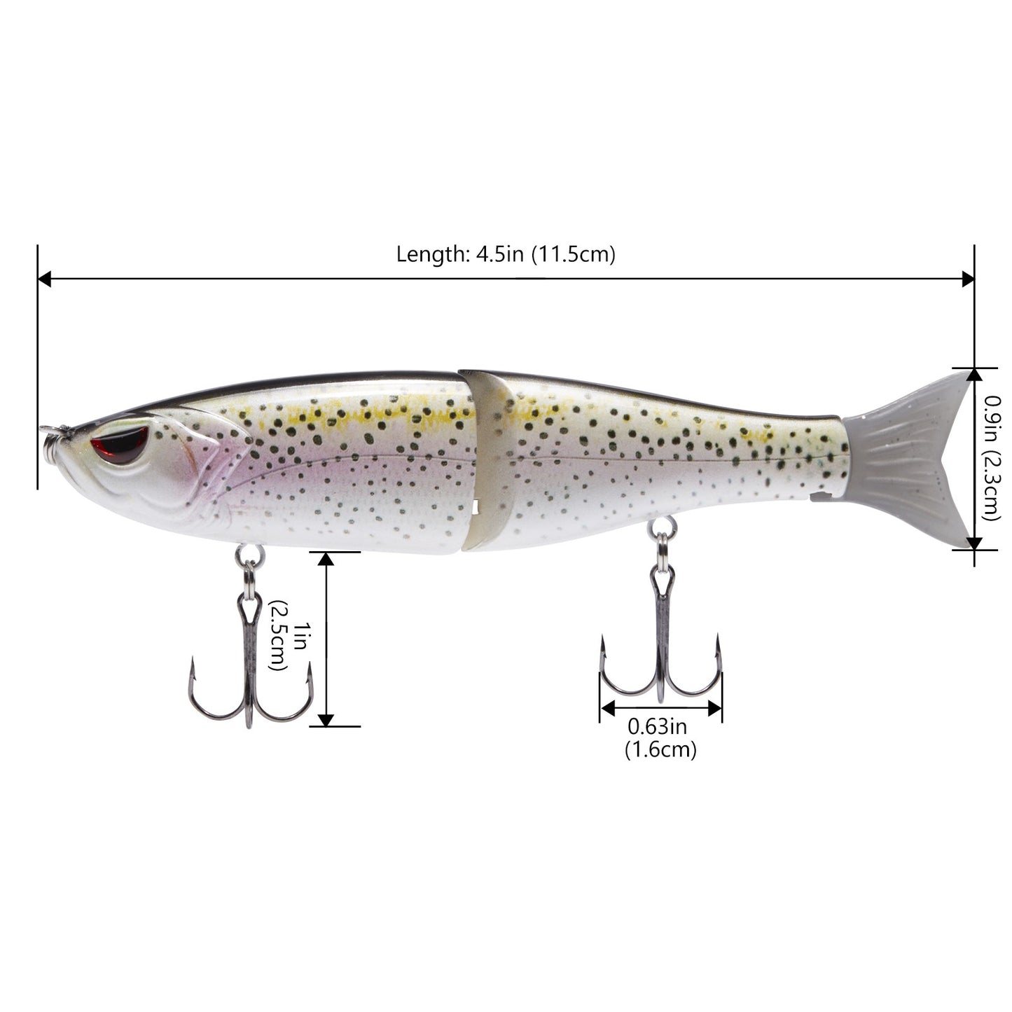 Iscas Artificiais Bassdash Swimbaits Pike Trout Glide Baits Minnow Hard Bass Fishing 7in/2.2oz 4.5in/0.65oz