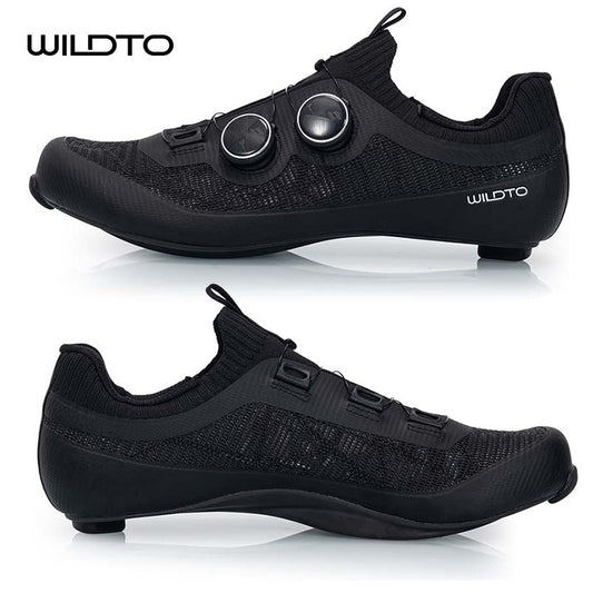 WILDTO Ultralight Cycling Shoes Men's Road Bike Shoes Hardness12 Carbon Fiber Professional Self-locking SPD Cleats Footwear