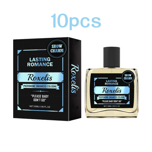 Roxelis 50ml Colônia Masculina Feromônio Aumenta Charme Confiança Namoro Paquera Atrai Glamour Duradouro Perfume Masculino