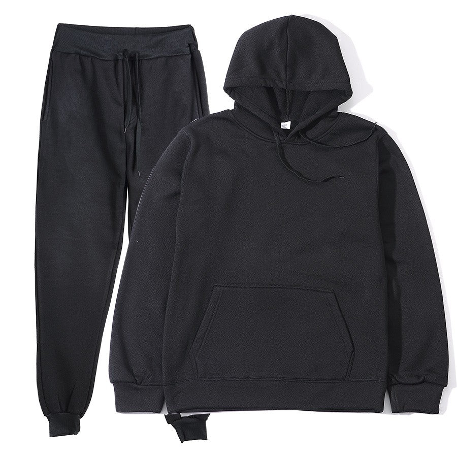 Men Tracksuit Casual Joggers Hooded Sportswear Jackets And Pants 2 Piece Sets Hip Hop Running Sports Suit S-XXXL