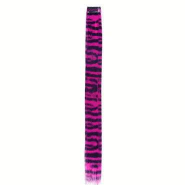 LUPU Synthetic Feather Hair Extension Colorful Fake Hair Clip In One Piece Hairpiece For Women Cosplay Party Y2K Style