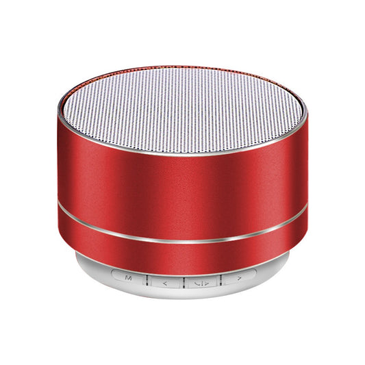 Metal Mini Speaker Bluetooth Wireless Portable Car Audio LED Light Subwoofer Portable Support TF Card USB Charging For PC Laptop