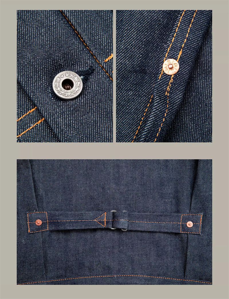 Red Tornado 506XX Jean Jacket American Casual Style Type 1 Selvedge Denim Blouse