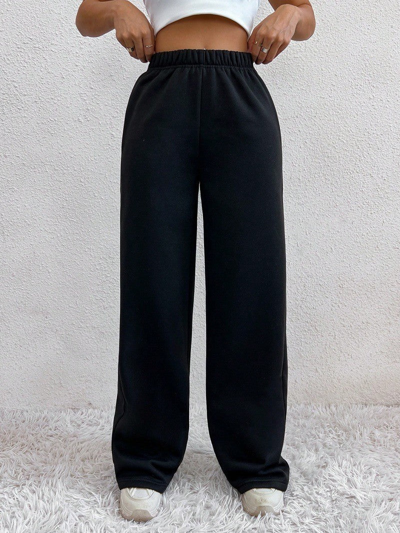 Women's Clothes Pants New Women's Velvet Warm Trousers With High Waist And Drape For Casual Sports Daily Wear Y2k Pants Trousers