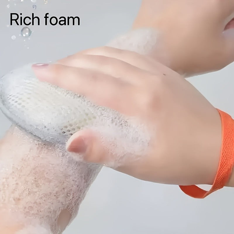 4pcs Pocket Soap Foam Net, White Mesh Travel Portable Soap Sheet Foam Net - Reusable Bathing Soap Sheet Cleaning Foam Net