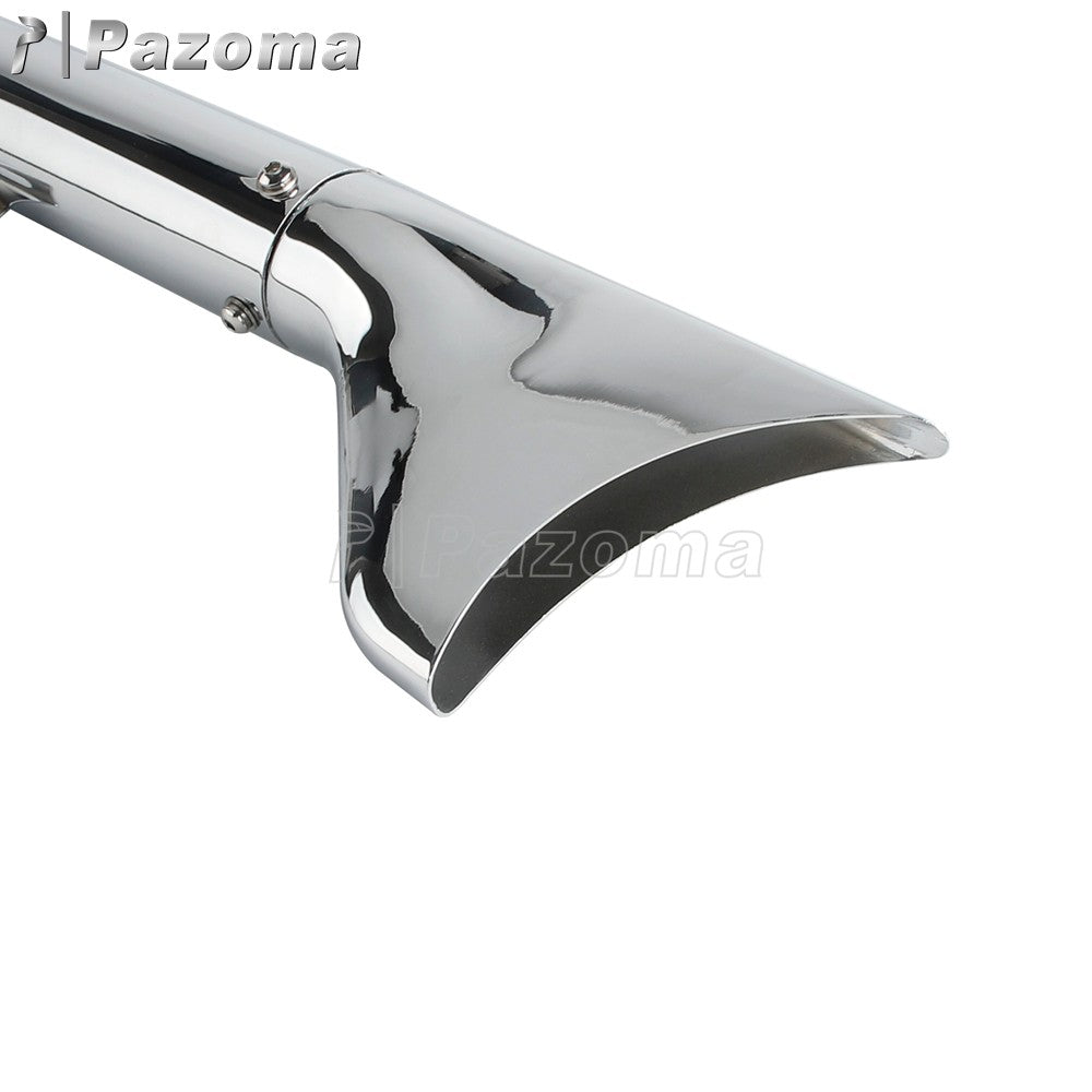 For Harley Softail Breakout Standard Slim Deluxe 2007-17 Motorcycle 33/36/39/42" Fishtail Exhausts Slip On Exhaust Pipe Muffler