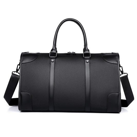 Men‘s Luxe Business Travel Bag Large Capacity with 15.6' Laptop Waterproof PU Material Lightweight for Trip Gym Bolsos de Viajes