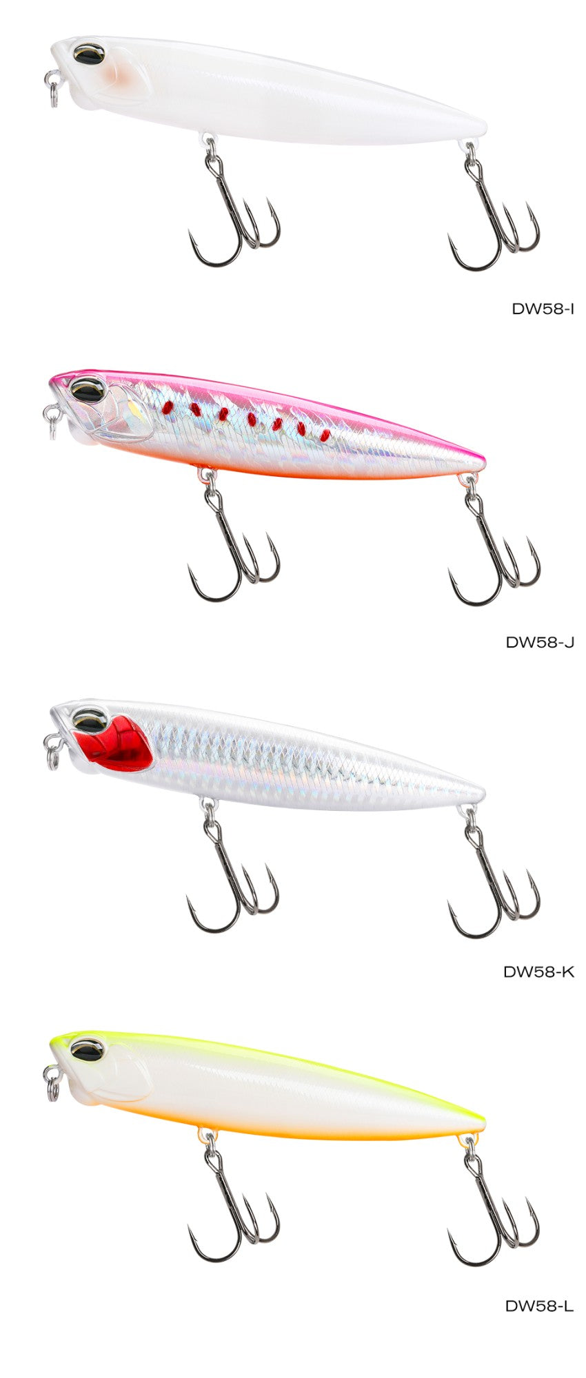 TSURINOYA 110mm 20.5g Topwater Floating Pencil Fishing Lure DW58 Dog Walk Crank Wobbler Stickbait Minnow Hard Bait For Pike Bass