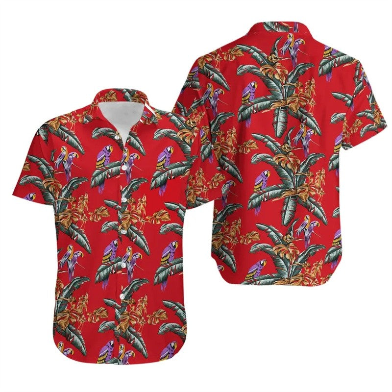 Loose Hibiscus Men's Shirt Short Sleeved Floral Beach Hawaiian Shirts Popular Bright Quick Dry Tops Customized Avatar Clothes