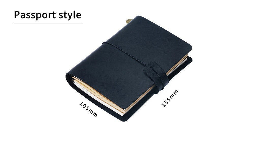 100% Genuine Leather Journal Refillable Travel Notebook Retro DIY Handmade Diary Sketchbook School Office Gift Customized