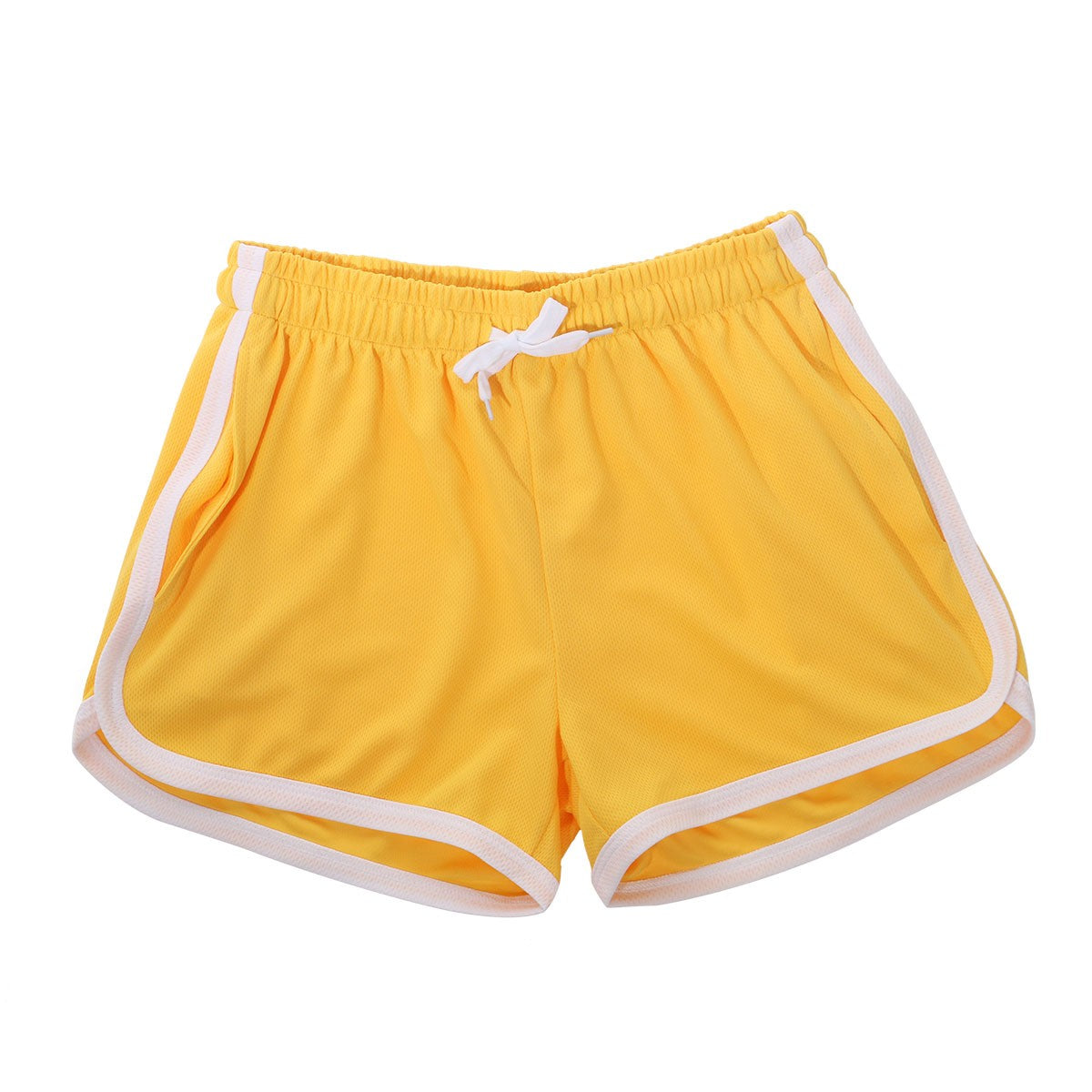 Summer Quick Dry Shorts Men Beachwear Workout Gym Sports Running Fitness Casual Elastic Drawstring Shorts For Men