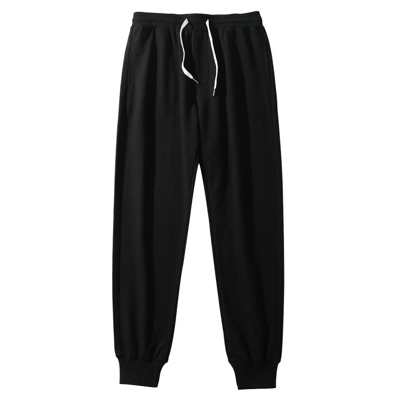 Men 100% Cotton Pants Elastic Gym Sweatpants Casual Jogging Trousers Sport Joggers Fitness Running Pants Man Clothing Streetwear