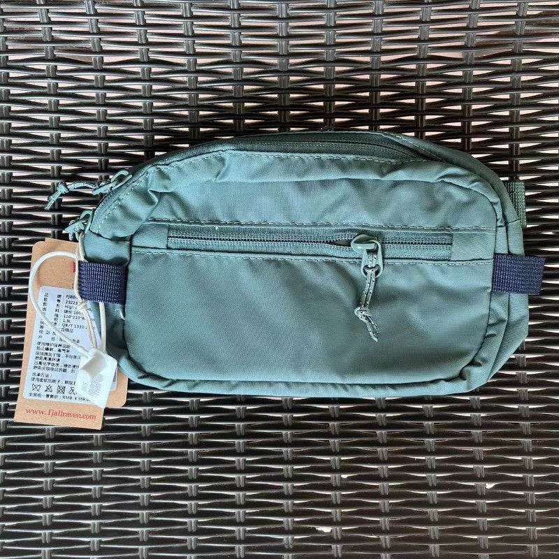 Fashionable Versatile Mini Shoulder Bag Portable Fitness Crossbody Waist Chest Bag for Men And Women Nylon Material