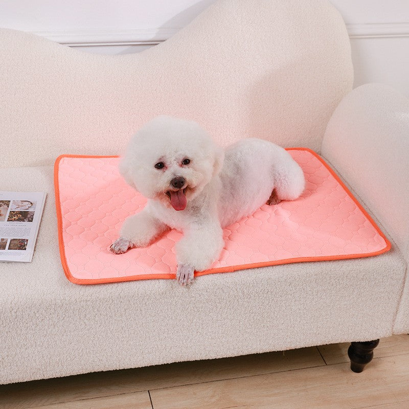 Tapete Higiênico Reutilizável Para Cães Almofada Lavável Para Cães Almofada De Treinamento À Prova D'água Tapete Absorvente De Urina Para Assento De Carro Chão Sofá