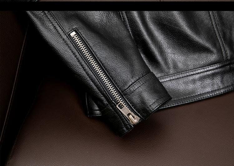 New Classic Motorcycle Men's Leather Jacket PU Leather Coat Men Windbreak Biker Leather Jacket Men Autumn Winter Outerwear 3XL