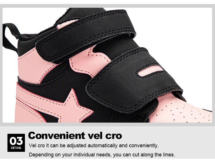 Kids Sneakers Children Orthopedic Shoes, Tip Toe Walking High-Top Ankle Support Anti-Slip Sole Trainers for Girls Boys