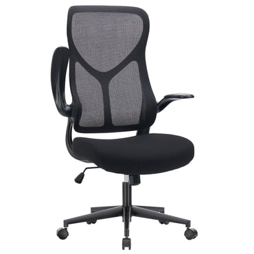 JHK Ergonomic Mesh Lumbar Support Office Desk Computer Chair High Back Swivel Rolling Gaming Chairs With Wheels And Flip-up Arms