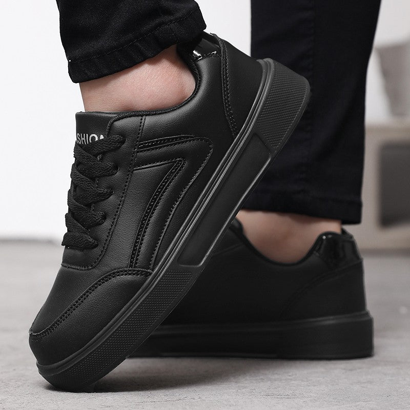 Women's Non-slip Sneakers for Walking New Wave Shoe Autumn Tround Toe Lace Up Flats 2025 Anti-slip Minimalist Platform Sneakers