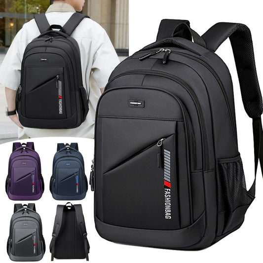 Backpack men casual large-capacity computer travel backpack female junior high school students high school students schoolbag