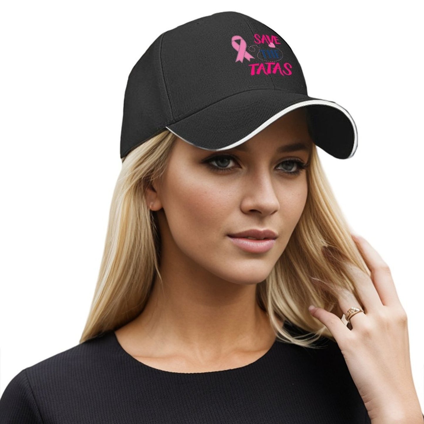 Boné de beisebol "Save the Tatas" Chapéu masculino de luxo Viseira de luxo Chapéu infantil Viseira de praia feminina Masculino