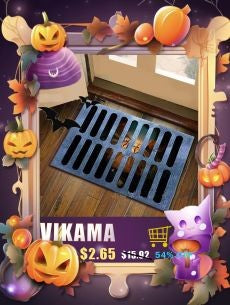 VIKAMA 1PC Silk Wool Rugs Children's Room Living Room Bedroom Tie-Dye Non-Slip Washable Machine Washable Carpet Mats