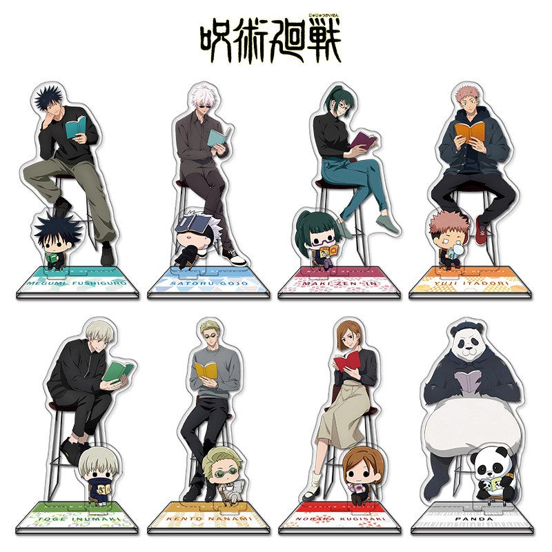 Anime Jujutsu Kaisen Acrylic Stand Gojo Satoru Figures Miniatures Manga Figurines Garage Kits Model Toys GK Ornaments Decoration